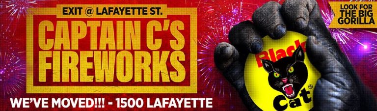 Captain C Fireworks Billboard 768x226